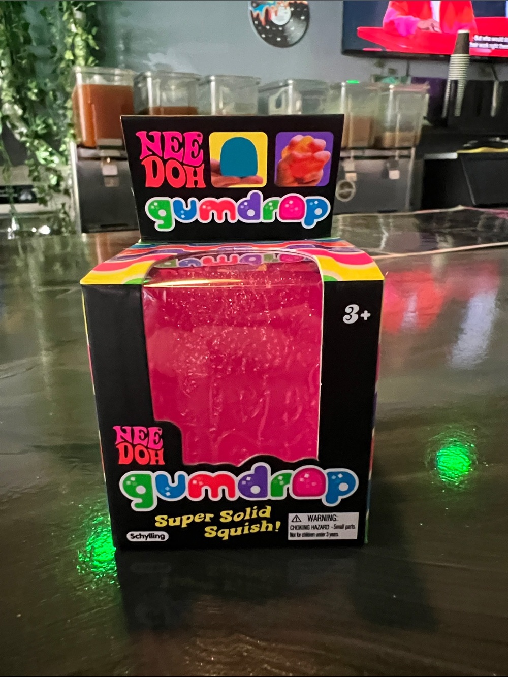 **AUTHENTIC** NeeDoh Gumdrop Super Solid Squish Pink